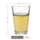一念方圓 寬口啤酒杯品脫杯無(wú)鉛玻璃IPA啤酒杯艾爾拉格精釀啤酒杯支持定制 單個(gè) 600ml