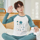 恒源祥青少年秋衣秋褲套裝男初中純棉高中學(xué)生大童全棉保暖內衣 太空人 XL 180建議身高165-173cm