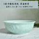 涵青堂龍泉家用陶瓷碗大號拉面碗沙拉碗青瓷面碗中式加厚湯碗微波爐可用 8英寸纏枝湯碗（弟窯粉青）