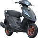 杰帆（JF）鬼火三代踏板摩托車125CC戰(zhàn)速踏板車燃油助休閑山地沙灘車場地車 磨砂黑 標準款