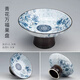 陶迷（TAOMI）青花瓷果盤(pán)水果盤(pán)小零食盤(pán)點(diǎn)心干果茶點(diǎn)收納盤(pán)中式家居盤(pán) 青花萬(wàn)福果盤(pán) 1個(gè)