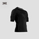 XBIONIC倍能競速圓領(lǐng)短袖T恤男短褲運動(dòng)壓縮衣越野跑步健身排汗速干衣 【短袖】黑/炭黑 XL