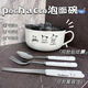 愛(ài)舒貝（AISHUBEI）不銹鋼泡面碗學(xué)生宿舍泡方便面碗上班族飯碗飯盒食堂大號(hào)快餐杯 1000ML碗+蓋【配貼紙】