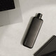 memobottle2023年新款 扁平水壺不銹鋼水杯健身大容量情人節(jié)禮物 黑色SLIM 金屬扁平水壺 600ml