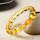 馨毅合成黃水晶手串12生肖本命佛手鏈情侶轉運佛珠手串男女款手鏈 生肖 虎 10毫米