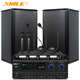 獅樂 （SHILE）AV108+BX108會議室音響功放套裝全套設(shè)備系統(tǒng) 舞蹈室培訓(xùn)商鋪壁掛音箱無線話筒組合 AV108+BX108黑一對+SH20