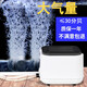 森森（SUNSUN）增氧泵魚(yú)缸氧氣泵家用大功率養魚(yú)充氧機水族箱大氣量增氧機器設備 插電款CQ-1000雙孔10W +8厘米氣盤(pán)套餐
