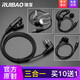 瑞寶（RUIBAO） 對講機耳機線(xiàn)耳麥二合一轉接線(xiàn) 入耳式空氣導管 K頭通用掛耳式對講電話(huà)機耳機配件  官方標配【一拖三】M頭
