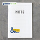 gimen 巨門(mén)文具NOTE筆記本PP騎馬釘日透明磨砂空白橫線(xiàn)網(wǎng)格點(diǎn)陣學(xué)生方格眼日記軟抄本子 大本 白色 橫線(xiàn)