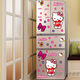 冰箱貼紙裝飾創(chuàng  )意畫(huà)三開(kāi)門(mén)廚房柜門(mén)櫥柜卡通貼墻壁貼畫(huà)防水可移除 兩套KT貓 大