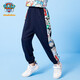 汪汪隊(duì)立大功兒童防蚊褲男童夏季薄款長(zhǎng)褲女童小孩運(yùn)動(dòng)褲寶寶束腳褲兒童節(jié)禮物 藏青色 120CM