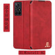 金銘品  小米紅米note11 4G手機殼翻蓋Redmi鏡頭全包邊隱磁吸扣插卡套防摔保護仿真皮男女款