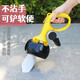 唐寵 狗狗拾便器鏟屎神器寵物拾便器撿屎撿屎工具拾便袋夾便器狗屎夾 黃黑色小號(hào)
