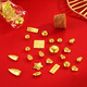 領(lǐng)豐金（LING FENG GOLD）足金AU9999金豆豆黃金真金豆子送女友禮物收藏儲(chǔ)值小金豆子投資 小金條1g/顆（帶國檢證簽）