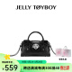 JellyToyboy包包女包JTB银河包2024年夏高级斜挎小众机车手提包520情人节礼物 黑色