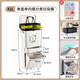 Jeko&Jeko日式垃圾桶廚房垃圾桶分類(lèi)雙蓋垃圾桶按壓式干濕分離垃圾桶大容量 【單內桶】按壓式 帶滑輪 42L 3層