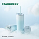 星巴克（Starbucks）星杯系列漸變不銹鋼吸管杯“薯?xiàng)l杯”保溫杯473ml男女士送禮 藍(lán)色漸變款不銹鋼吸管杯473ml