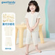 歌瑞家（greatfamily）新生兒家居服 夏季新款嬰兒童裝寶寶睡衣莫代爾提花A類(lèi)樂(lè )友 男女同款【短袖對襟上衣】 90 cm