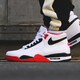 耐克（NIKE）男鞋春季新款運動(dòng)鞋AIR FLIGHT 89氣墊休閑鞋AJ4兄弟款實(shí)戰籃球鞋 BQ4212-100/AJ4兄弟款/黑白紅 41