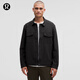 lululemon丨Twill Utility 男士斜紋功能型夾克 拒水 LM3EM8S 黑色 L
