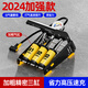 CLCEY車(chē)載充氣泵汽車(chē)打氣泵腳踩打氣筒車(chē)用輪胎車(chē)胎高壓打氣筒自行車(chē)用 24年旗艦款 加粗高壓3缸【打氣速
