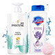 潘婷絲質(zhì)順滑氨基酸洗發(fā)水沐浴露套裝組合裝柔亮順滑干枯毛躁洗發(fā)露 絲質(zhì)順滑洗500g+薰衣草沐360g
