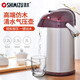 SHIMIZU/清水氣壓式熱水瓶 保溫壺家用保溫瓶 暖水壺暖瓶玻璃內(nèi)膽 仿紅木色 2.5L