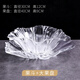 客廳家用水果盤(pán)北歐風(fēng)格創(chuàng  )意個(gè)性網(wǎng)紅大號果盤(pán)現代簡(jiǎn)約水晶玻璃盤(pán) 透明兩件套(大果盤(pán)+果斗)