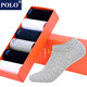 POLO【六雙一盒】棉襪子女薄款淺口船襪低幫網(wǎng)眼透氣女士春夏季短襪潮 型號【1539】四色*6雙（全棉） 均碼36-40碼鞋合適