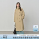 范思藍(lán)恩韓系立領(lǐng)寬松休閑風(fēng)衣女2025秋季新款飄帶單排扣外套3147 卡其色 M