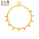 金至尊（3DG Jewellery）黃金手鏈女圓珠999足金送女友老婆媽媽生日禮物計價(jià) 金重6.71克-多退少補（配珠寶禮盒）