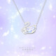 Twinkle Angel天鵝項鏈女S925銀輕奢小眾高級感學(xué)生鎖骨鏈情人節(jié)生日禮物送女友 極光天鵝項鏈