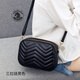 ANDSEEYOU 潮牌 斜挎包 精品女士包包女包斜背包女韓版時(shí)尚流蘇軟皮斜挎單肩包手機包生日禮物 1956黑色【三拉鏈】