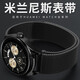 炫戴（XUANDAI）適用華為watch buds表帶磁吸BUDS手表腕帶WATCHBuds智能耳機替換帶配件 黑色·米蘭尼斯·強力磁吸 適用：華為watch buds表帶