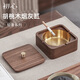 初心胡桃木煙灰缸防飛灰?guī)w高顏值高端大氣上檔次家用辦公室創(chuàng)意煙缸 方形煙灰缸(胡桃木+不銹鋼)
