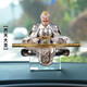 卡麗蒂汽車(chē)擺件高檔車(chē)內中控臺裝飾用品齊天大圣高級感大氣男士家居擺件 齊天大圣透明底座浮雕-汽車(chē)擺件