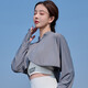 禾戀淑防曬衣女騎行披肩防紫外線(xiàn)薄款防曬服夏季新款冰絲透氣防曬外套 防曬衣中國風(fēng)【遠山灰】