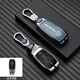 2024款奔馳GLE350鑰匙套GLE450扣GLE400/GLE320/GLE53AMG高檔車(chē)殼 【槍殼藍(lán)皮】全包+金屬扣 1