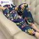 薇萊芺春秋款棉綢睡褲女士夏季大碼人造綿沙灘防蚊女家居服束腳長(cháng)褲子衣 映山紅 2XL 150-180斤可穿