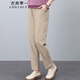 衣典零一（LEDIALYI）休閑褲女薄款2025春秋季女裝新款時(shí)尚百搭中年小個(gè)子直筒褲長(cháng)褲子 卡其色 M （建議90-108斤）