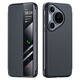 米奈索 HUAWEI Pura 70手機(jī)殼翻蓋皮套華為P70Pro智能視窗保護(hù)套Ultra連體磁吸全包防摔商務(wù)外殼 磁吸視窗翻蓋--睿智黑 華為pura70Pro/Pro+