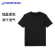 迪卡侬短袖速干衣男训练宽松半袖上衣运动t恤男RUNM25013925黑色T恤XL