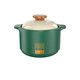壺福（HF） 電燉鍋砂鍋分體式煲湯鍋陶瓷砂鍋全自動(dòng)多功能養生煲家用煮粥燉湯鍋隔水燉大容量 【祖母綠】4.5L砂鍋A1 4.5L