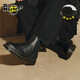 馬丁博士（Dr.Martens）2976英倫冬百搭保暖機車(chē)靴黑色女切爾西靴 黑色 37