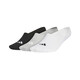 阿迪達斯（adidas）襪子男女襪 25秋季新款休閑襪舒適透氣襪子船襪三雙裝 JC9265/黑/白/灰/三雙裝 M