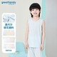 歌瑞家（greatfamily）兒童背心家居服 夏季新款中大童裝睡衣內衣莫代爾A類(lèi)樂(lè )友 男款【背心】藍色 140 【7-9歲】 140【7-9歲】