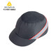 代爾塔(Deltaplus) 夏季透氣輕便防撞安全帽 棒球帽式樣 鴨舌帽檐長(cháng)度可選 車(chē)間視察工地施工 黑灰透氣款/5cm帽檐/102150
