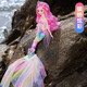 美人魚(yú)新款洋娃娃3兒童玩具4芭人魚(yú)公主5女童女孩子比6歲以上玩偶 60cm繽紛炫彩 配好玩禮包