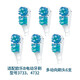 電迪生適配博朗歐樂B(OralB)電動牙刷頭 通用3733/4732型號多動向雙刷頭軟毛聲波震動替換頭 多動向刷頭6支