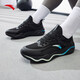 安踏有氧運動(dòng)鞋子綜合訓練鞋男秋輕便減震室內健身訓練鞋 基礎黑-3 42.5 (男8.5）